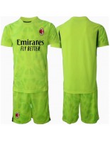 AC Milan Keeper Tredjedraktsett Barn 2024-25 Korte ermer (+ bukser)